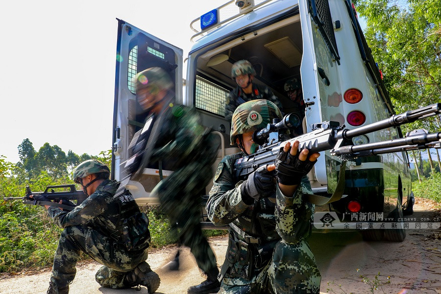 武警广西总队钦州支队:逆向险境锤炼战场尖刀