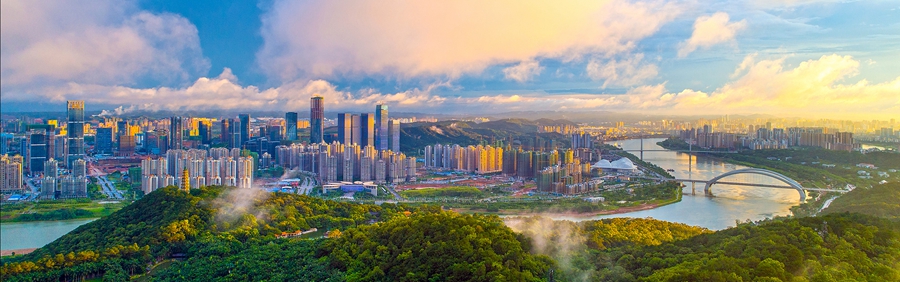 南宁片区鸟瞰图.广西自贸试验区南宁片区管委会 供图