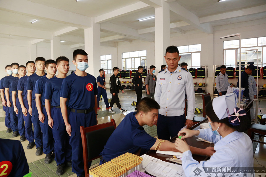 贵港消防开展2020年消防员招录体检工作|手机广西网