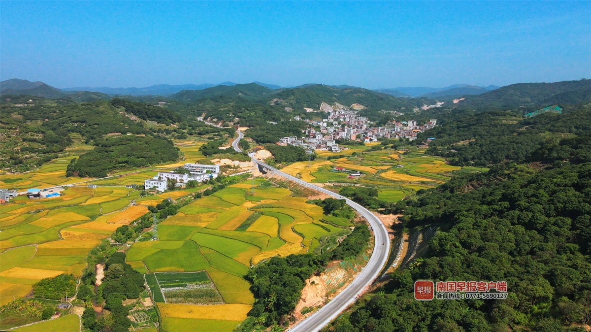 项目位于钦州市钦北区,灵山县和南宁市良庆区境内,途经包括太平镇