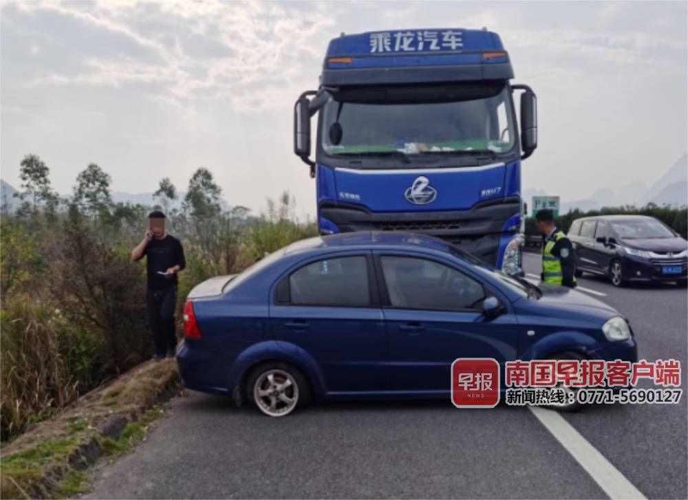 民警在到达现场进行调查时发现大货车司机对事故经过表述前后不一