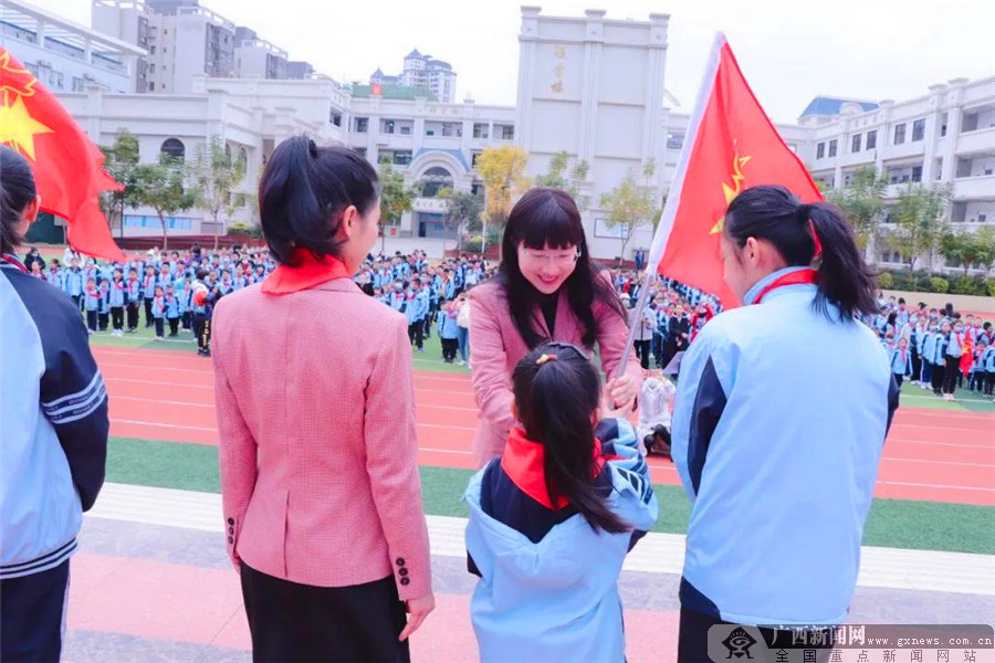 桂雅路小学桂花校区举行新一届少先队员入队仪式