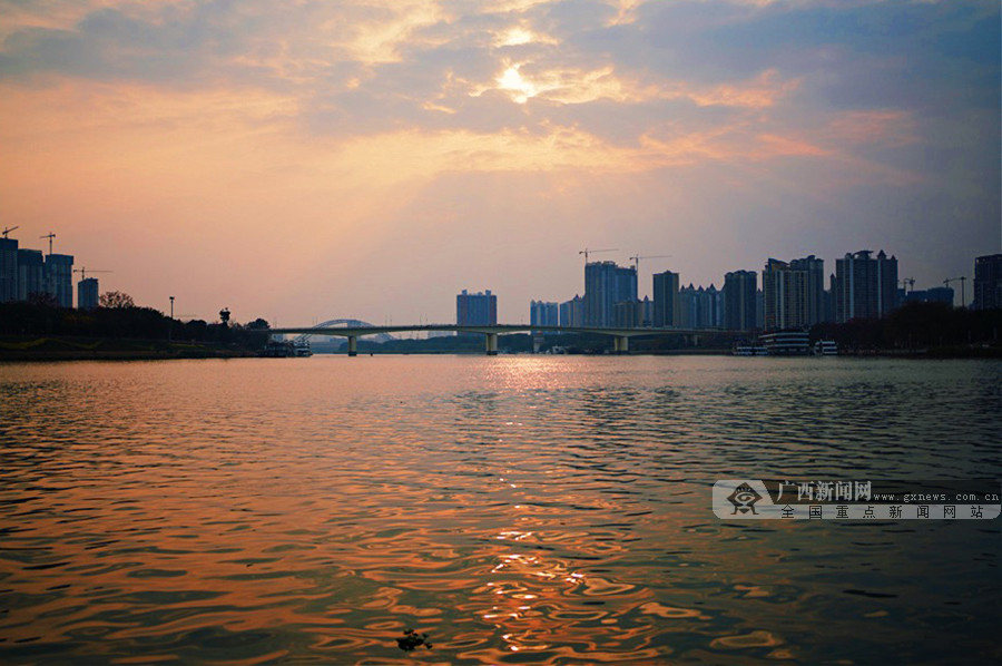 高清图集：夕阳无限好！来邕江边看一场落日黄昏