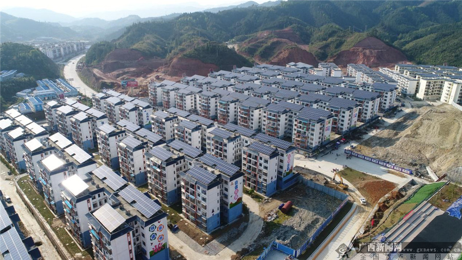 图为国开行广西分行贷款支持的三江县易地扶贫搬迁项目,项目总投资9