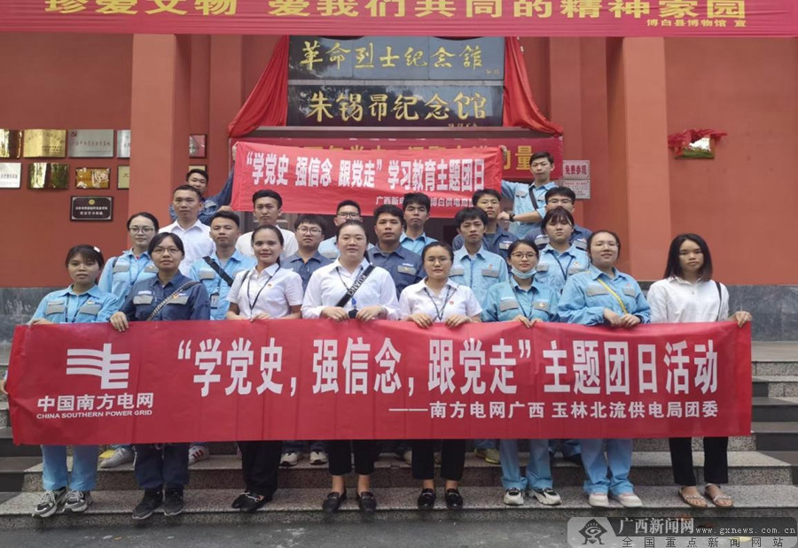 广西博白:供电部门团委开展主题团日活动