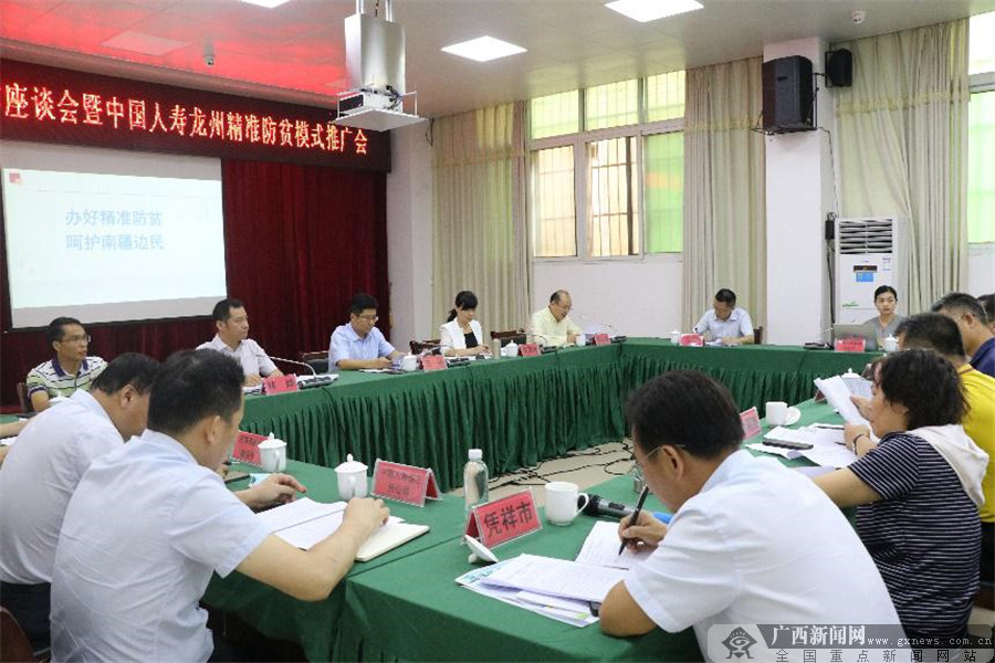 扶贫办副主任覃志雄对《崇左市2021年精准防贫工作实施方案》进行宣讲
