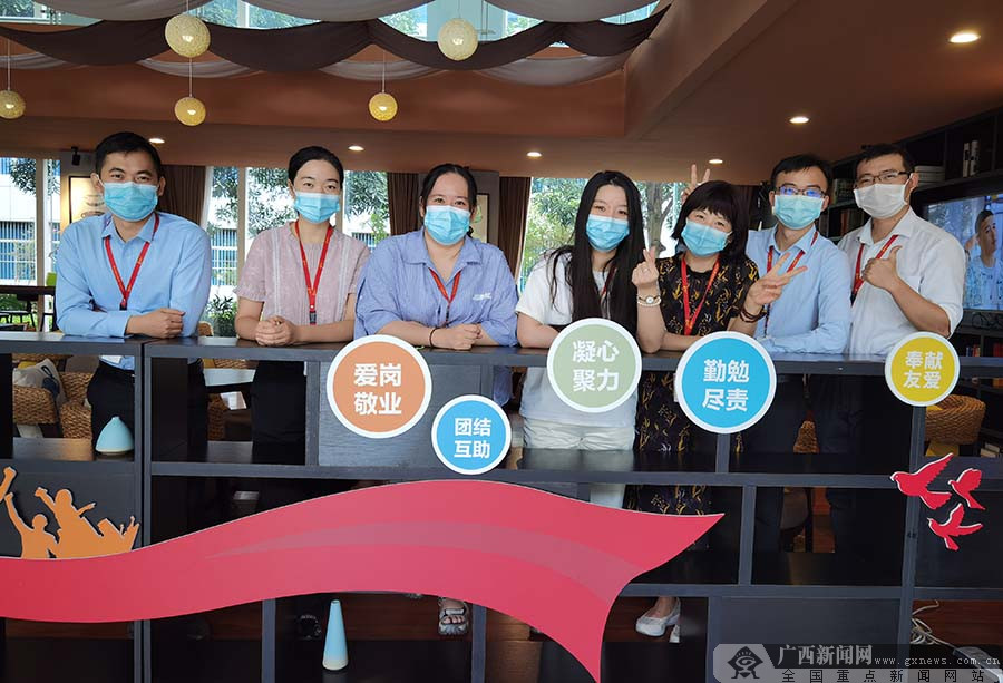 北部湾航空市场营销部销售经理团队.北部湾航空供图