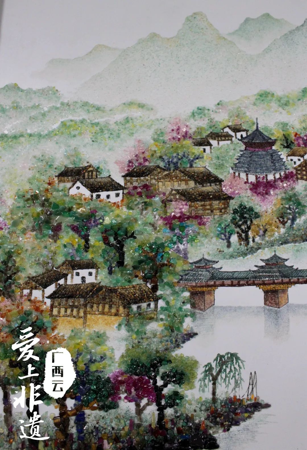 爱上非遗:玉石筑景,凿点成画,艺术匠心凝于方寸之石-广西新闻网